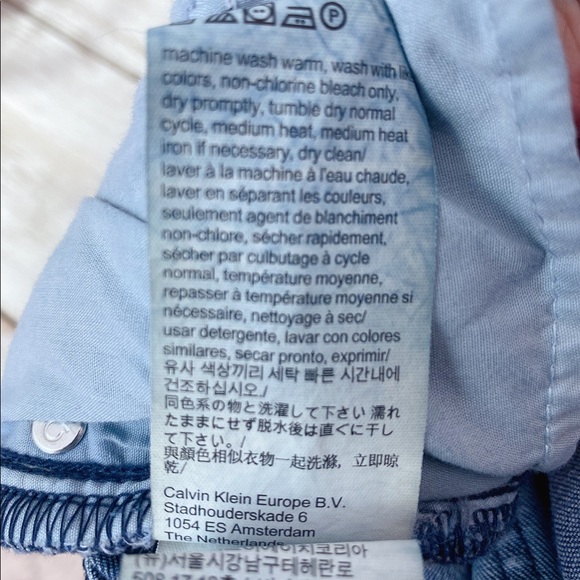 Calvin Klein Blue Slim Boyfriend Jeans - Picture 11 of 11